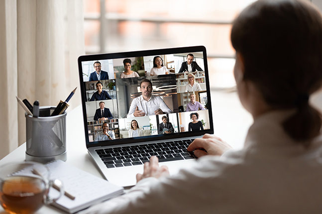Person using computer