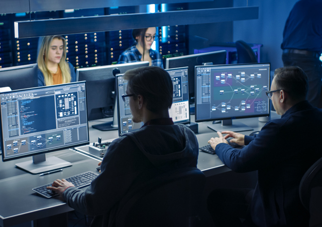 people on computers