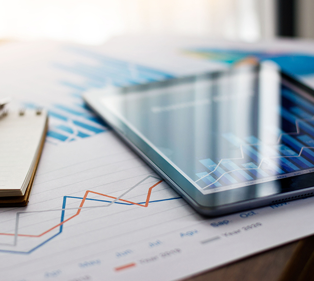 accounting charts graphs analytics