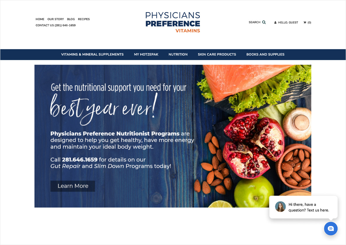 Physicians Preference Vitamins screenshot